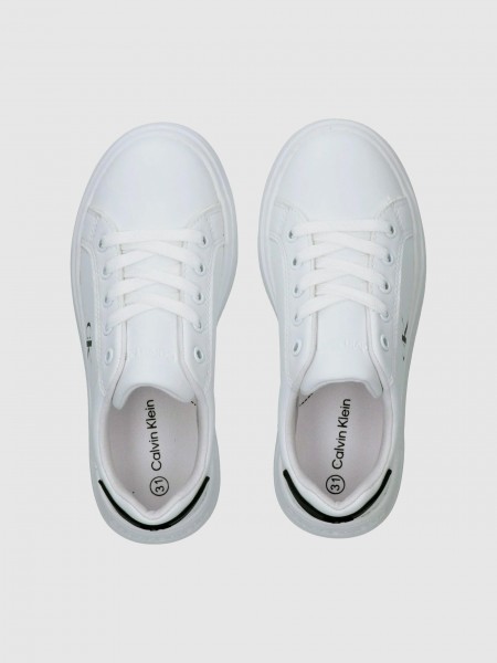Sapatilha Calvin Klein Menino Low Cut Lace-Up Sneaker