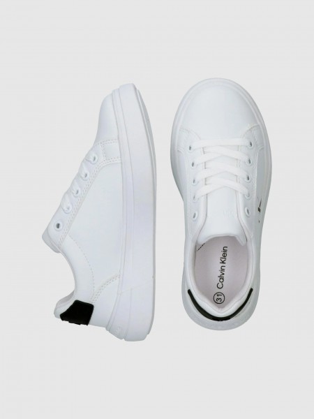 Sapatilha Calvin Klein Menino Low Cut Lace-Up Sneaker