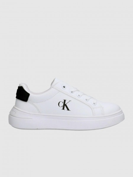 Sapatilha Calvin Klein Menino Low Cut Lace-Up Sneaker