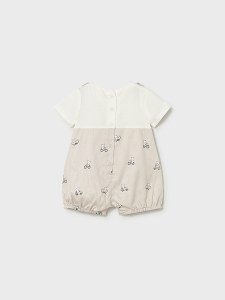 Dungarees Baby Boy Beige Mayoral