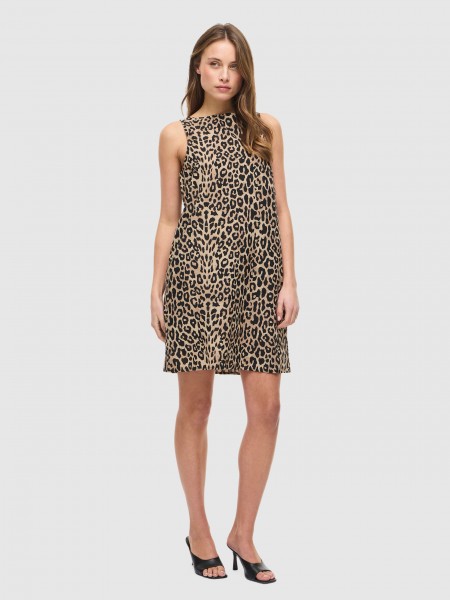 Vestido Vila Mulher Viprisilla Pri Sl Boatneck Dress Vol