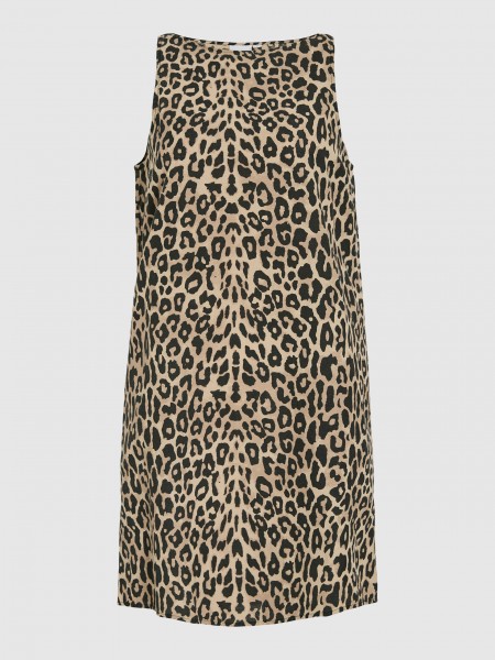 Vestido Vila Mulher Viprisilla Pri Sl Boatneck Dress Vol