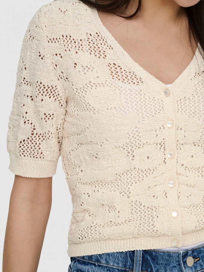 Pullover Woman Cream Only