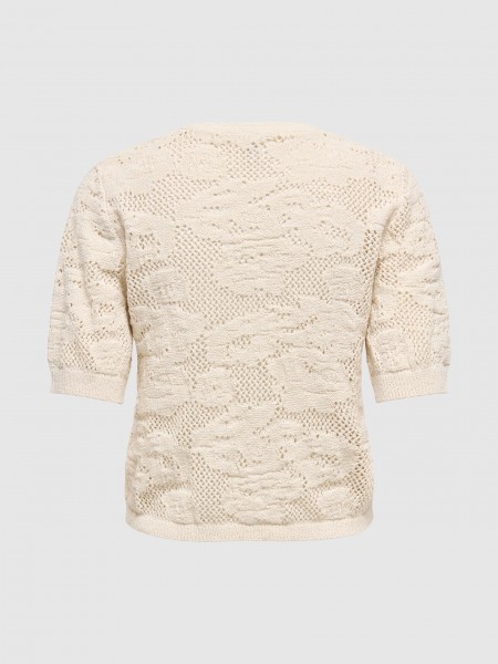 Pullover Woman Cream Only