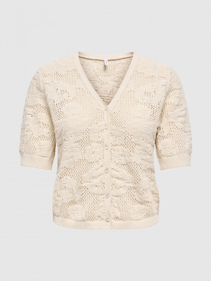 Pullover Woman Cream Only