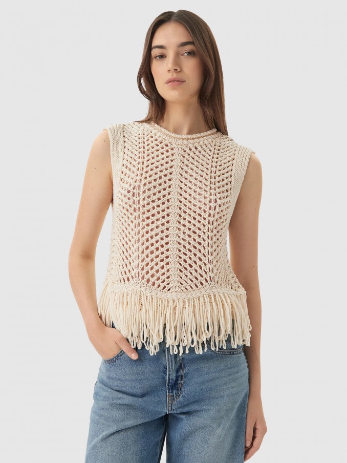 Shirt Woman Beige Only