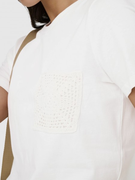T-Shirt Woman Cream Only T-Shirt Woman Cream Only