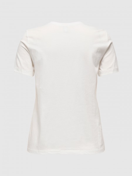 T-Shirt Woman Cream Only T-Shirt Woman Cream Only