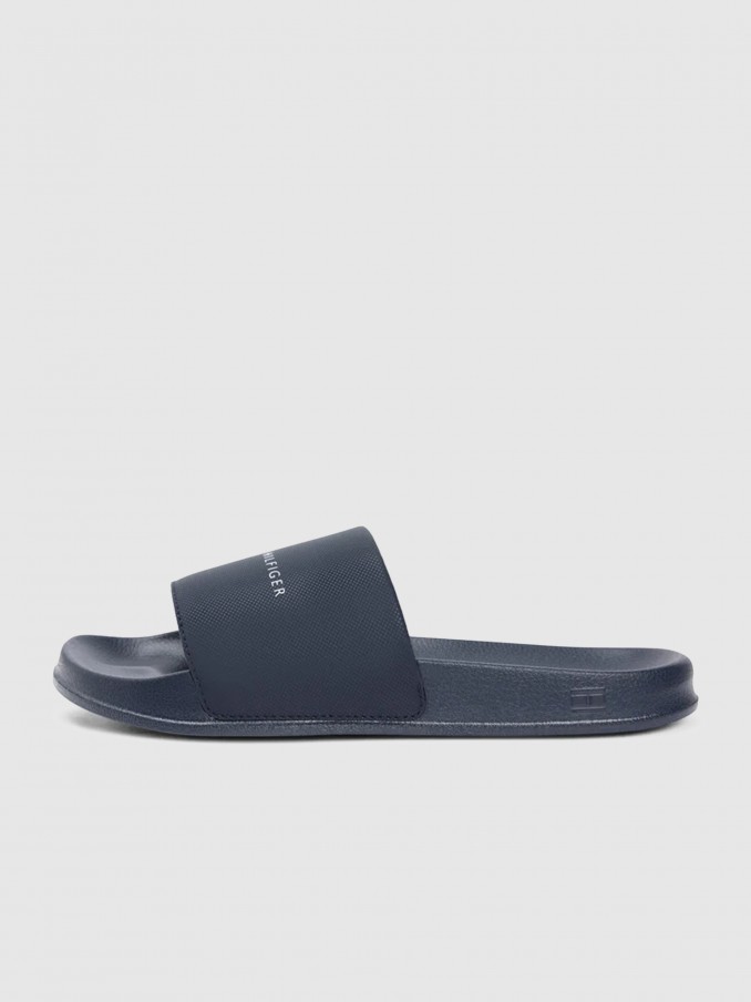 Flip Flops Man Navy Blue Tommy Hilfiger Footwear