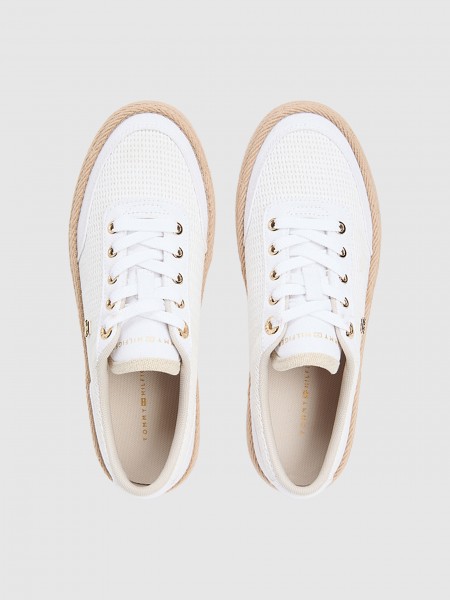 Sapatilha Tommy Hilfiger Mulher Th Foxing Platform Rope Sapatilha Tommy Hilfiger Mulher Th Foxing Platform Rope