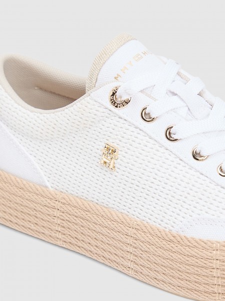 Sapatilha Tommy Hilfiger Mulher Th Foxing Platform Rope Sapatilha Tommy Hilfiger Mulher Th Foxing Platform Rope