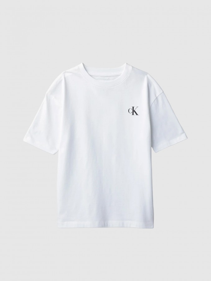 T-Shirt Calvin Klein Menino Bridge Ss T-Shirt