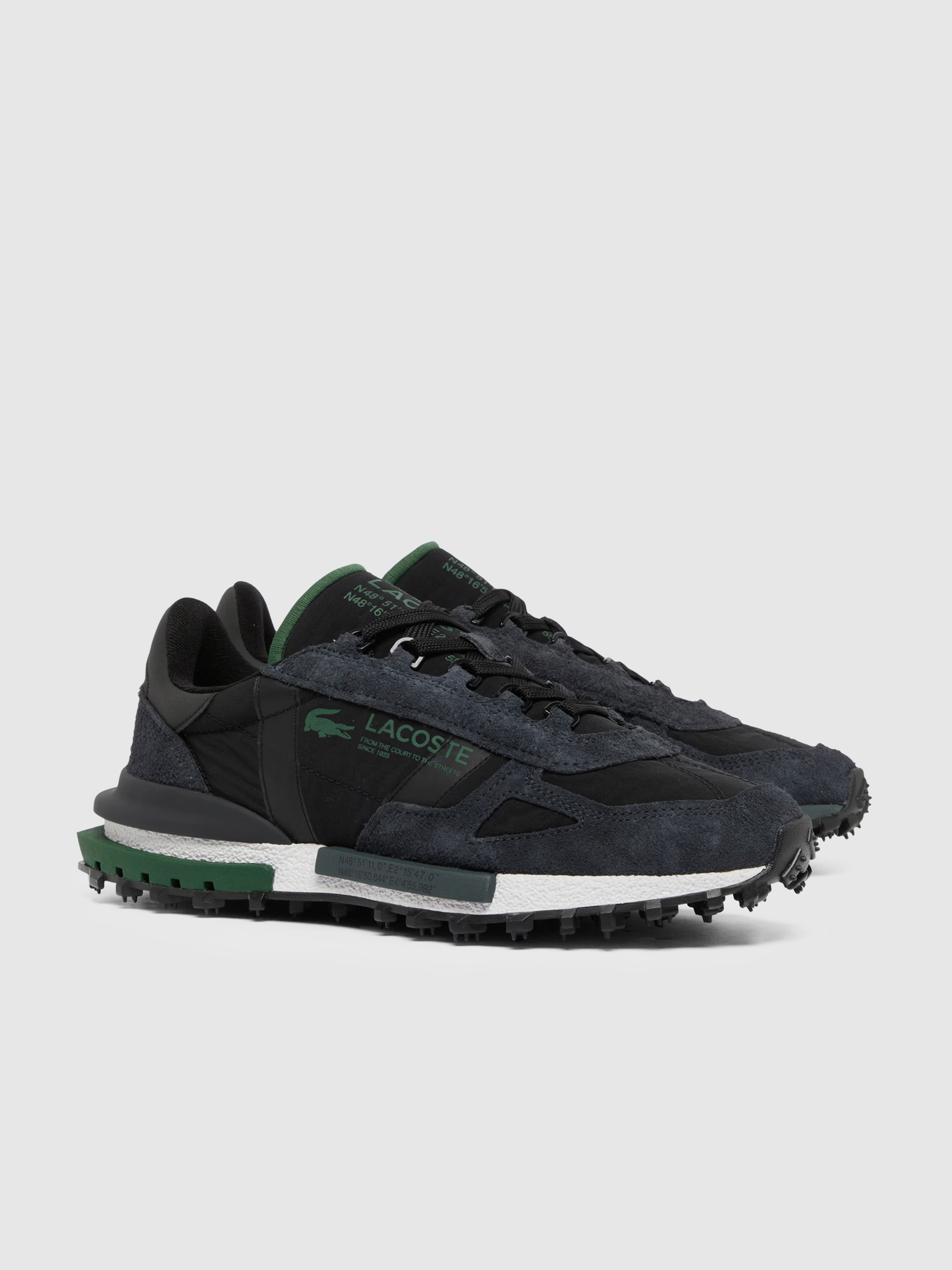 Tenis Hombre Negro Lacoste