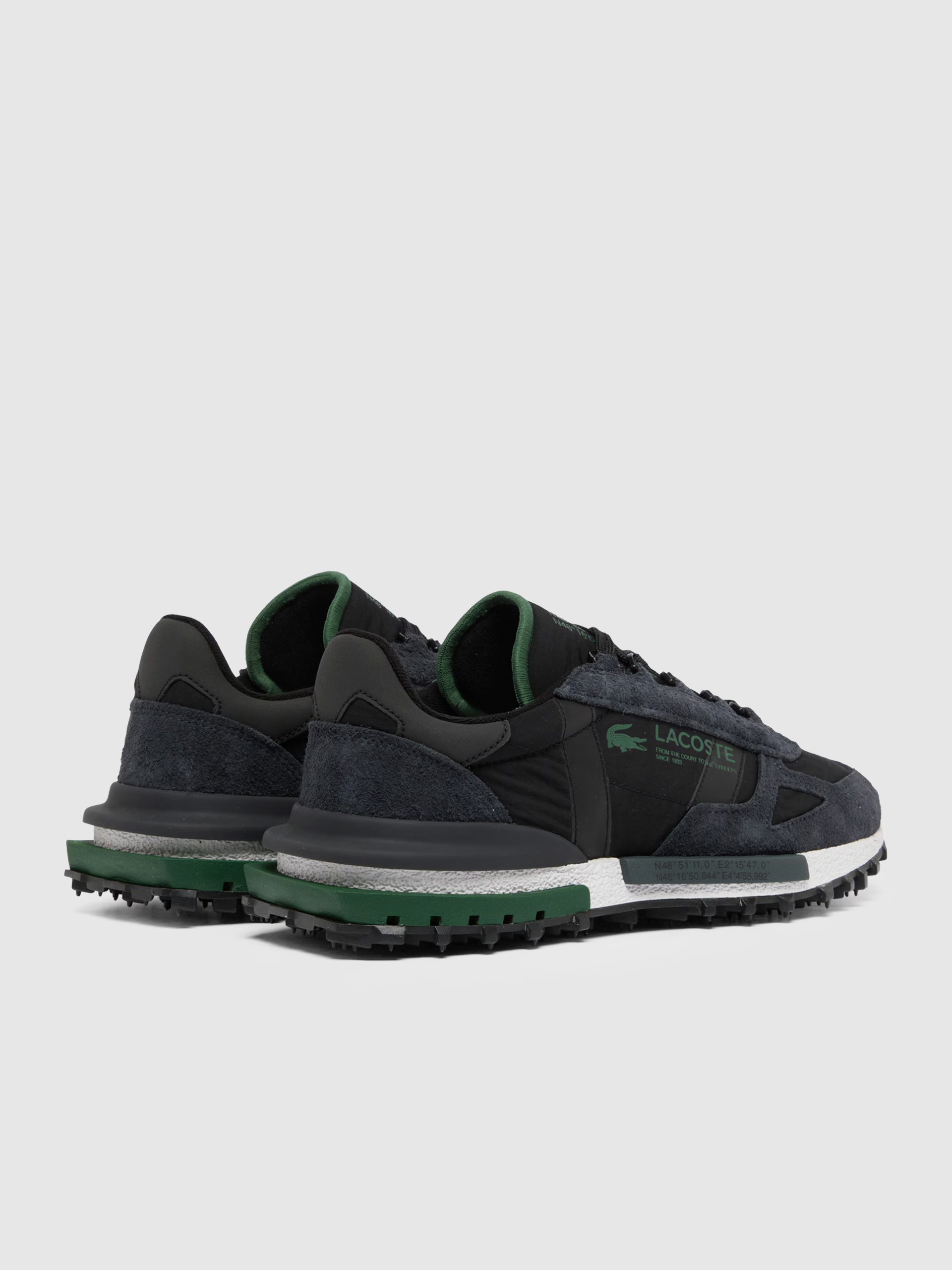 Tenis Hombre Negro Lacoste