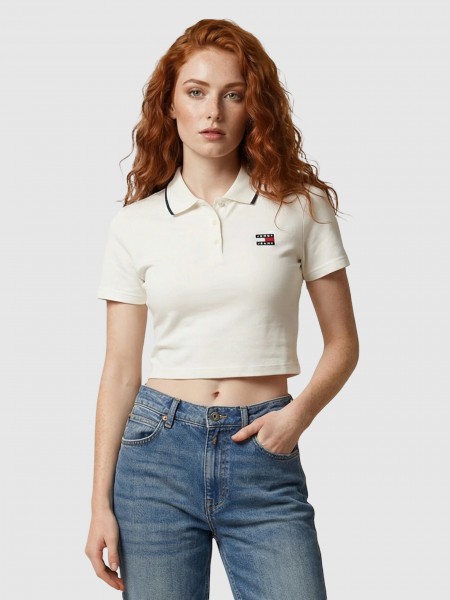 Polos Mulher Tjw Crp Badge Ss Polo Tommy Jeans