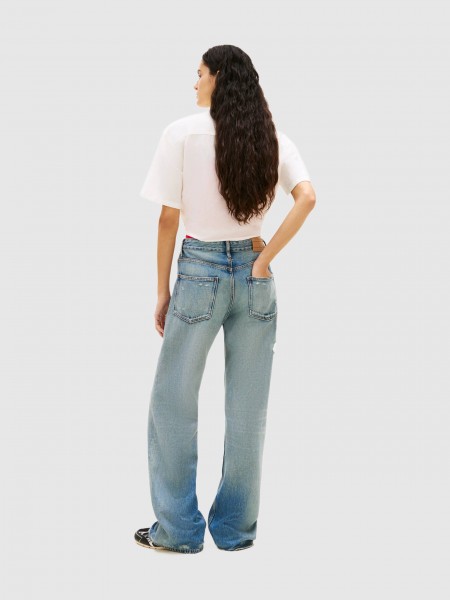Shirt Woman White Tommy Jeans
