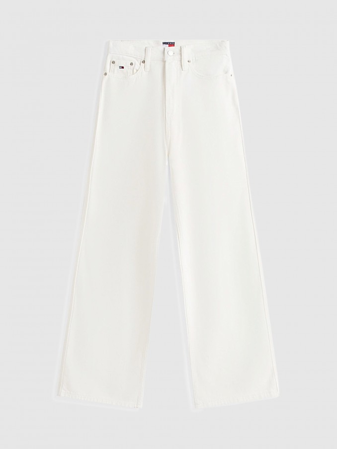 Jeans Woman White Tommy Jeans