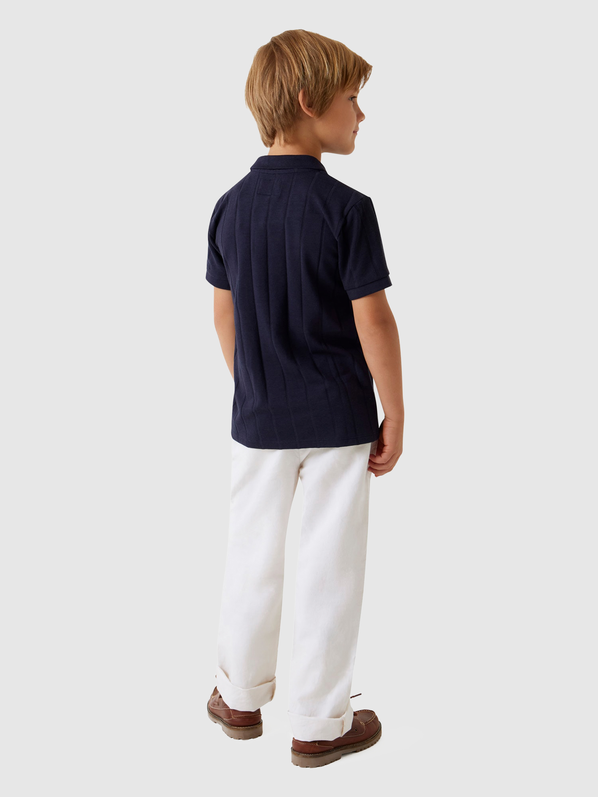 Polo Shirt Boy Navy Blue Guess