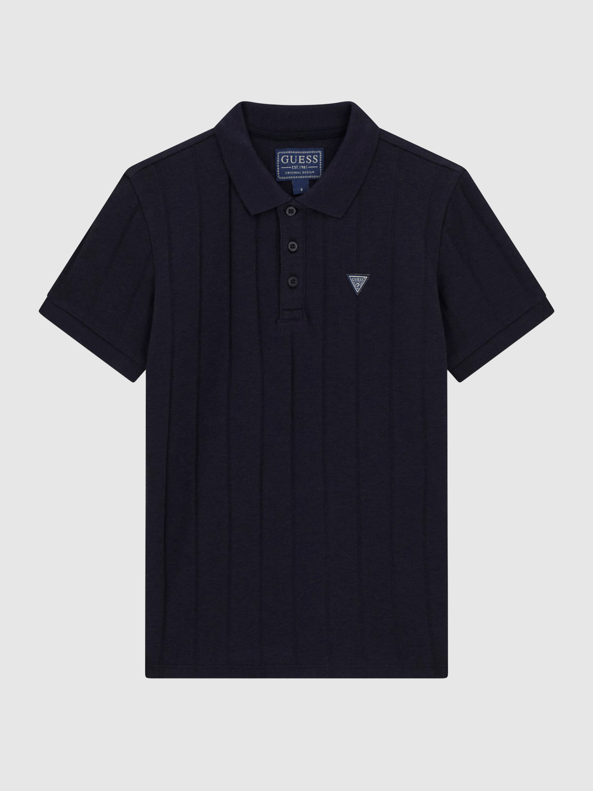 Polo Shirt Boy Navy Blue Guess