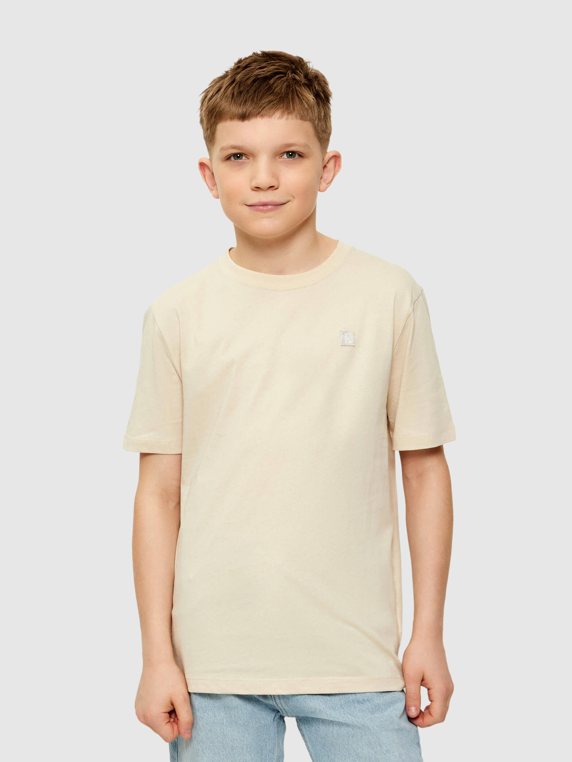 T-Shirt Boy Beige Calvin Klein