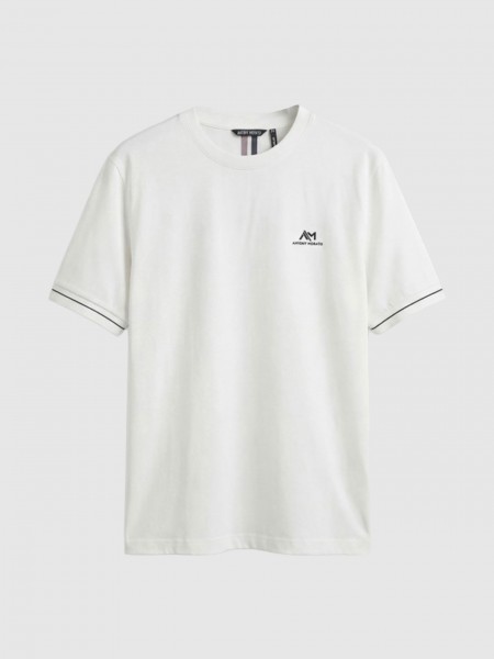 T-Shirt Antony Morato Homem T-Shirt Regular Fit  Soft Blue