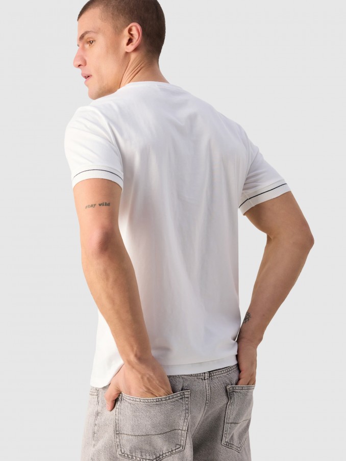 T-Shirt Antony Morato Homem T-Shirt Regular Fit  Soft Blue