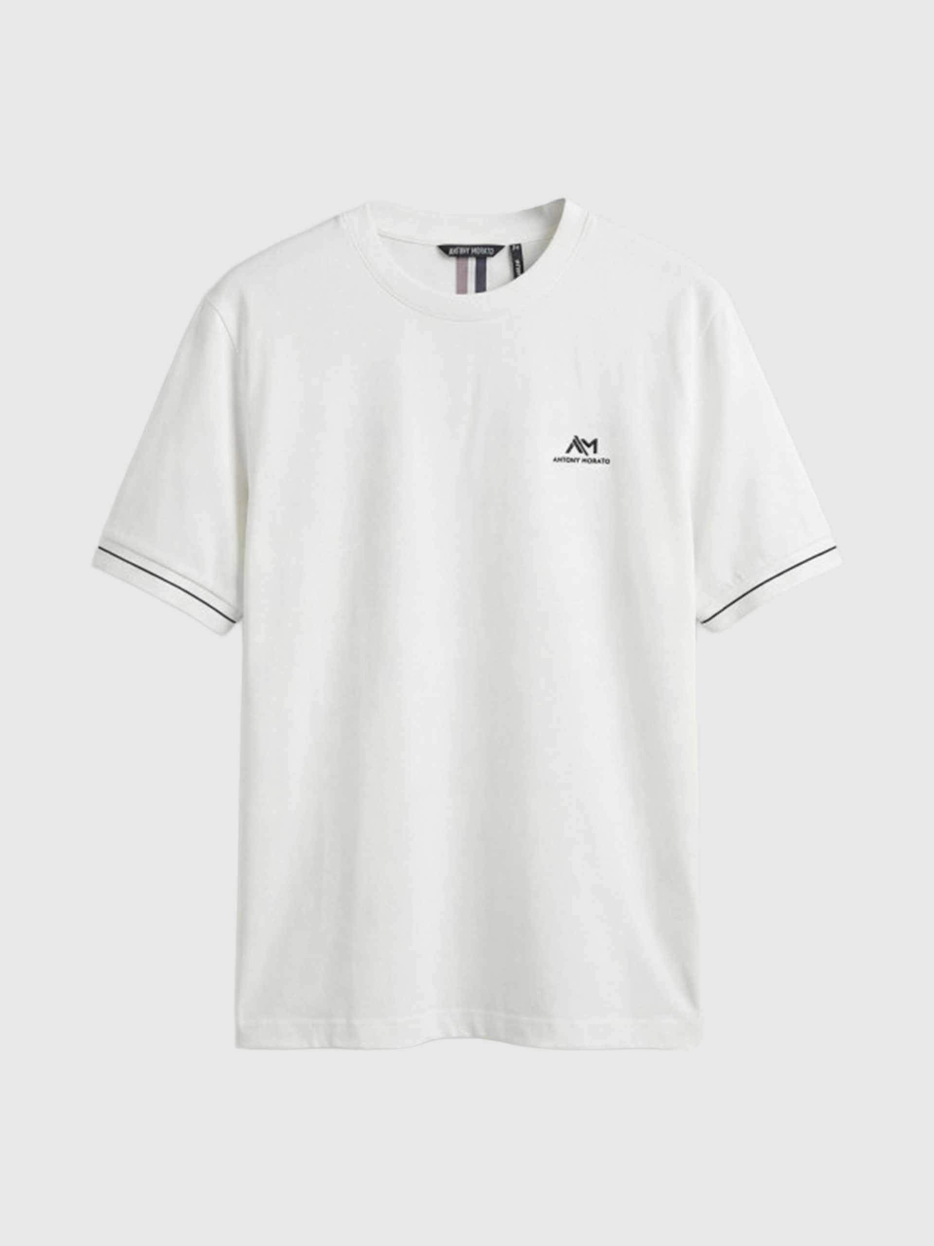 T-Shirt Antony Morato Homem T-Shirt Regular Fit Soft Blue