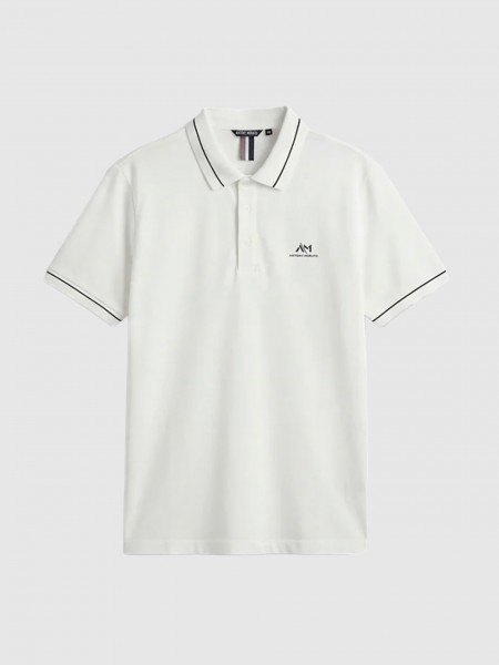 Polo Antony Morato Homem T-Shirt Regular Fit  Soft Blue