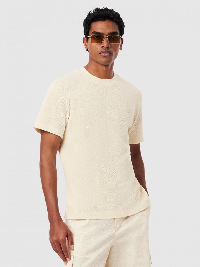T-Shirt Lacoste Homem Regular Fit Lacy Cotton Tshirt