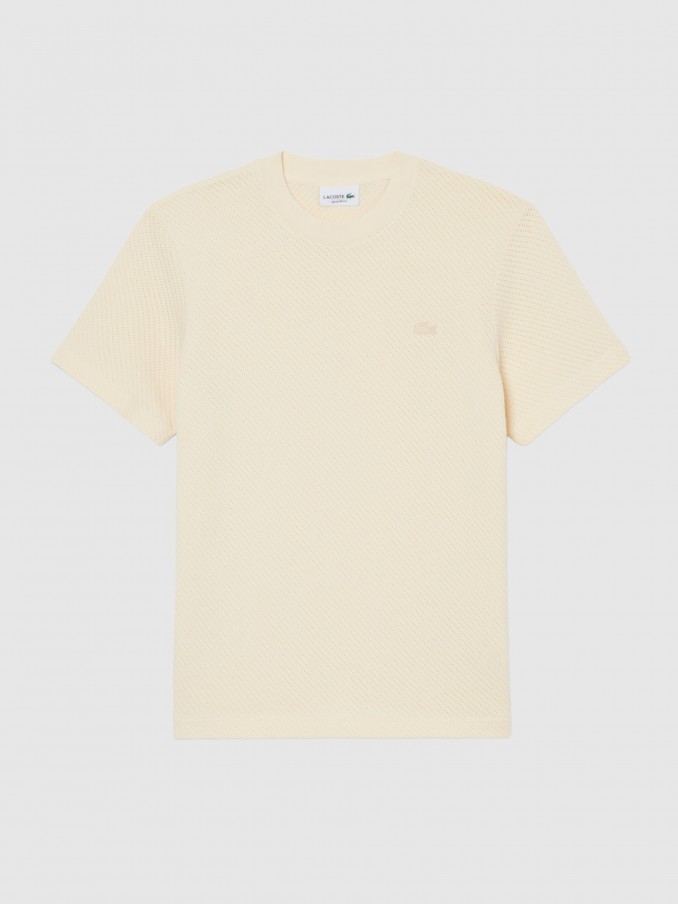 T-Shirt Lacoste Homem Regular Fit Lacy Cotton Tshirt