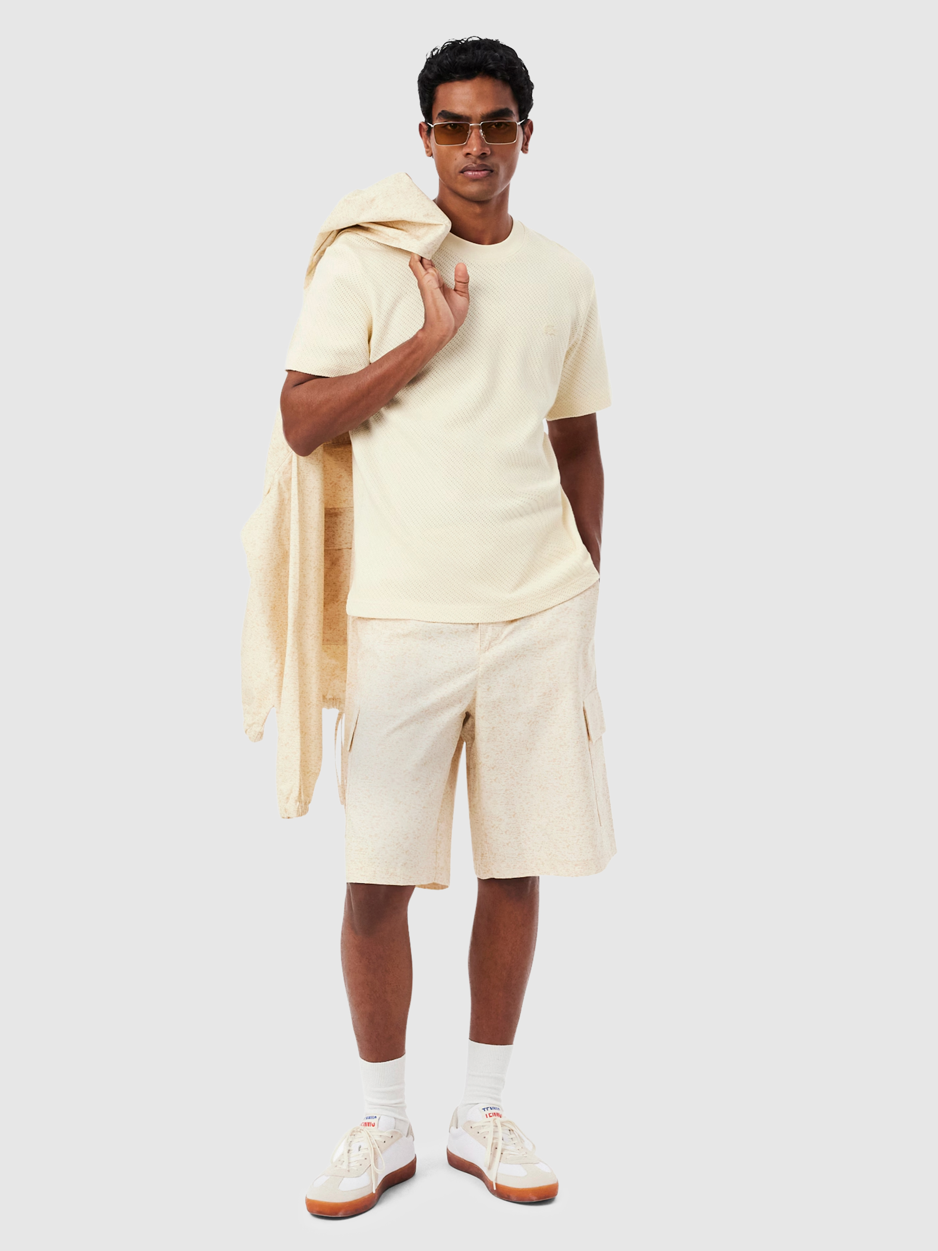 T-Shirt Lacoste Homem Regular Fit Lacy Cotton Tshirt