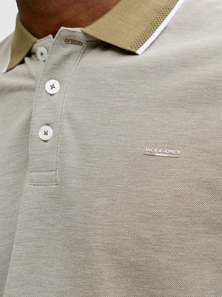 Polo Shirt Man Moss Green Jack & Jones