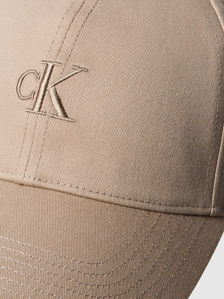 Bon� Calvin Klein Mulher Monogram Embroidery Baseball Cap