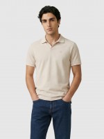 Polo Shirt Man Cream Calvin Klein Polo Shirt Man Cream Calvin Klein