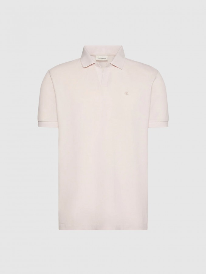 Polo Shirt Man Cream Calvin Klein