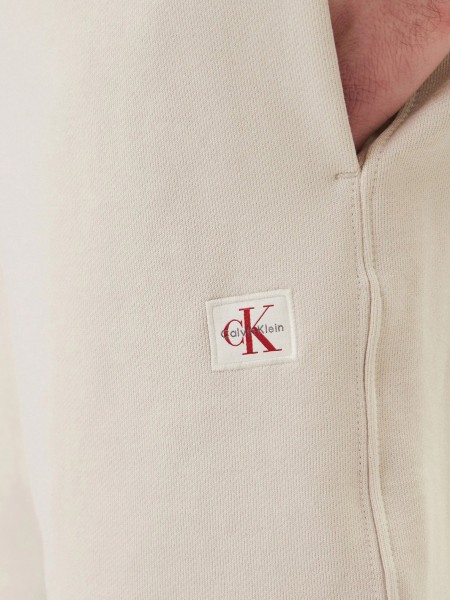 Cal��es Calvin Klein Homem Eu 350Terry Badge Short