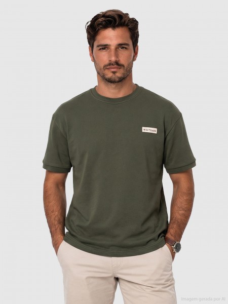 Estuche Pepe Jeans Aris Evergreen triple compartimento con asa lateral