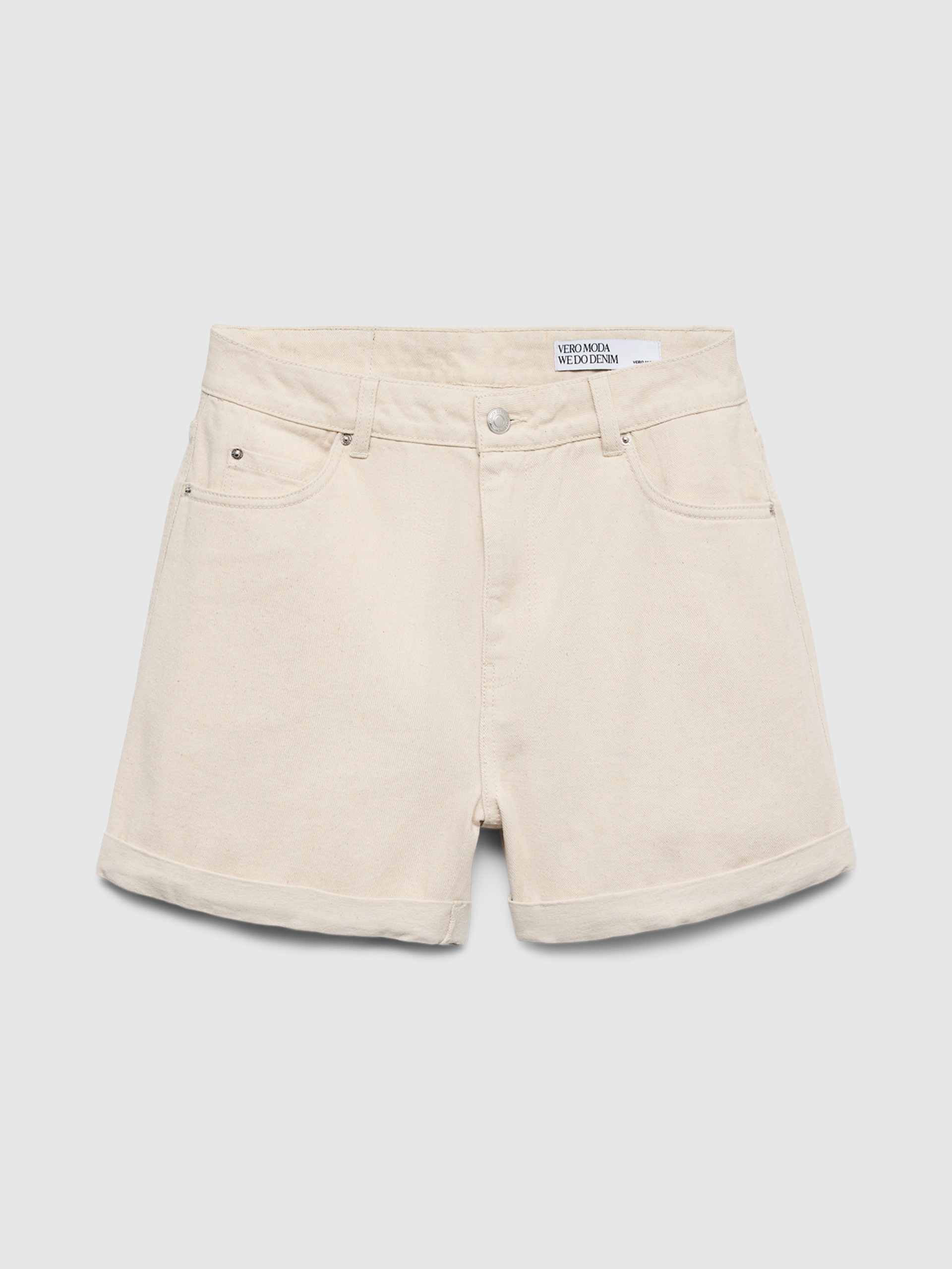 Shorts Woman Cream Vero Moda