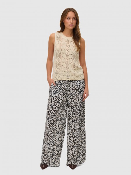 Calca Mulher Vmmenny Hw Wide Pants Wvn Ga Vero Moda Calca Mulher Vmmenny Hw Wide Pants Wvn Ga Vero Moda