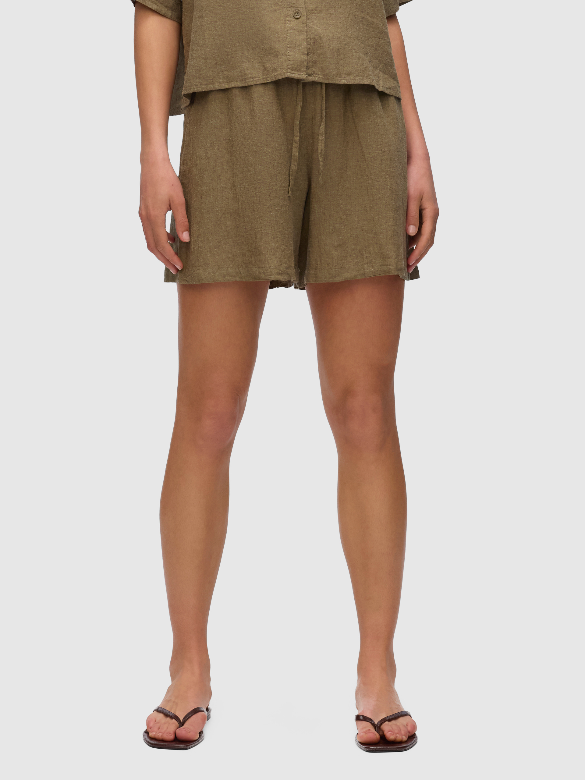 Pantalones Cortos Mujer Verde Vero Moda