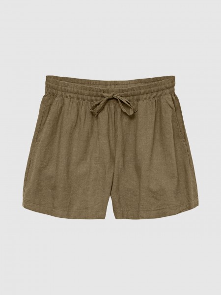 Pantalones Cortos Mujer Verde Vero Moda Pantalones Cortos Mujer Verde Vero Moda