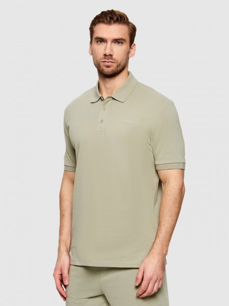 T-Shirt Man Green Hugo Boss