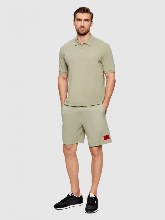T-Shirt Man Green Hugo Boss
