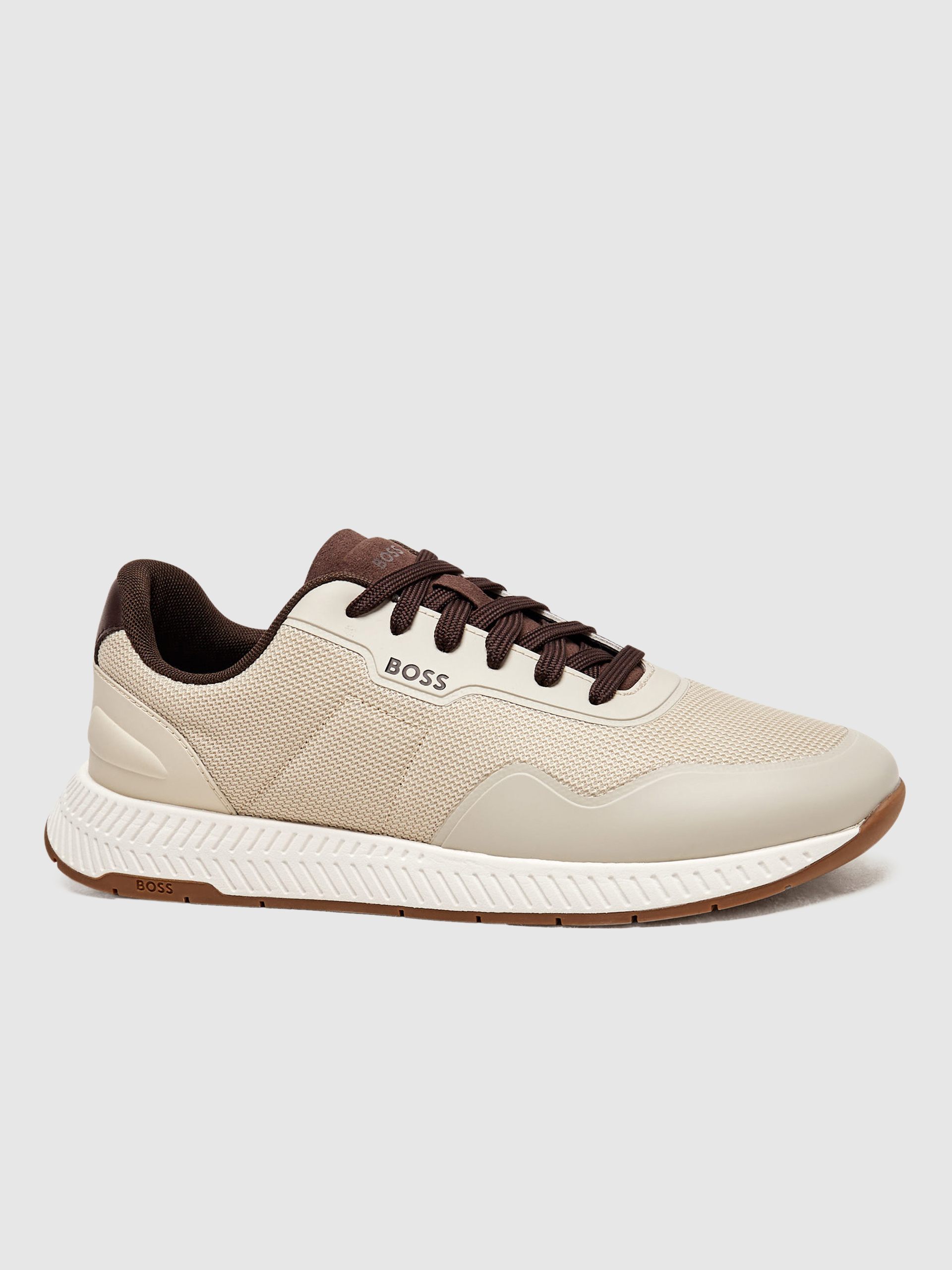Tenis Hombre Beige Boss - Green