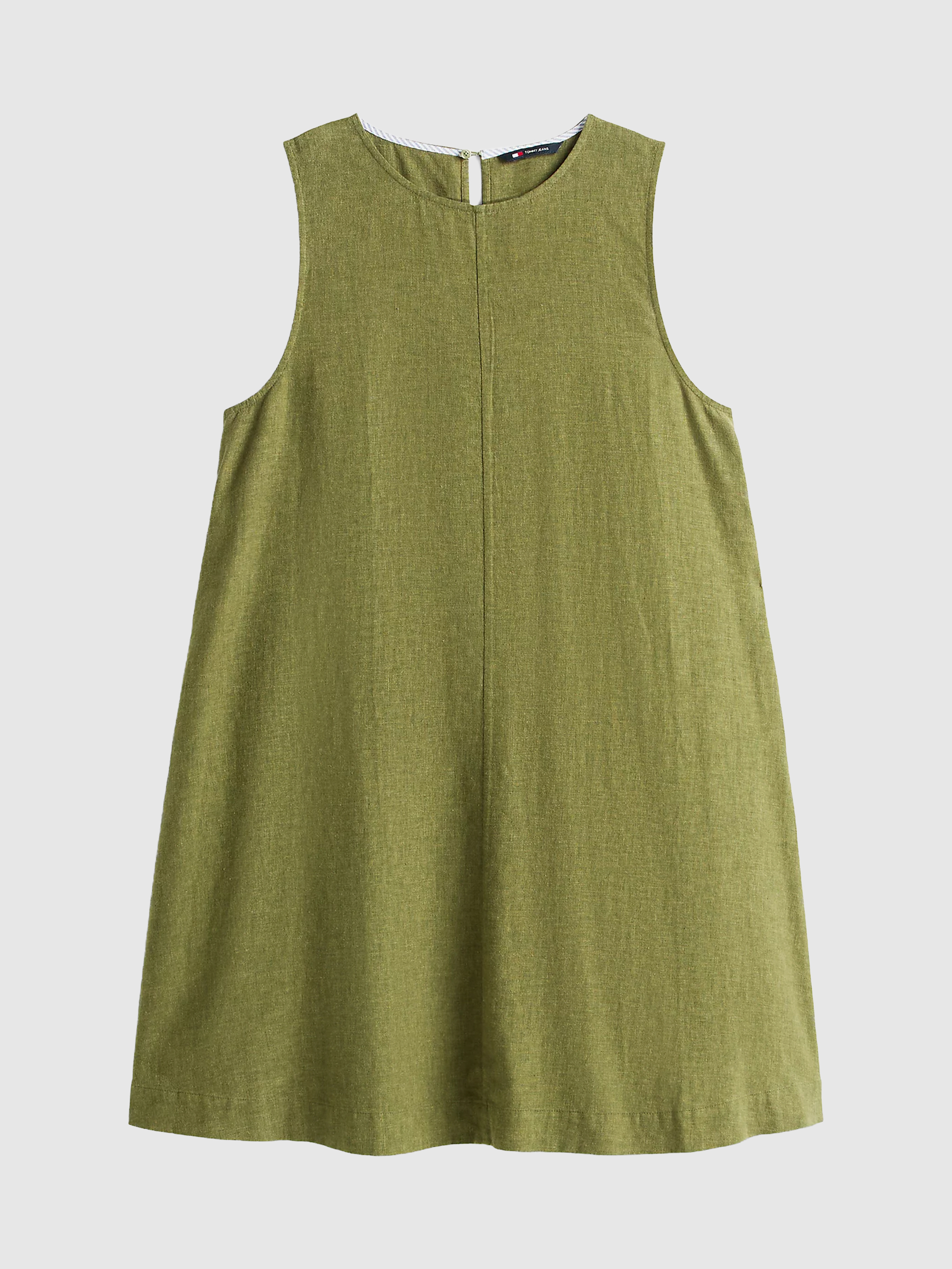 Dress Woman Green Tommy Jeans