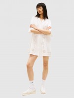 Vestido Mujer Blanco Tommy Jeans Vestido Mujer Blanco Tommy Jeans