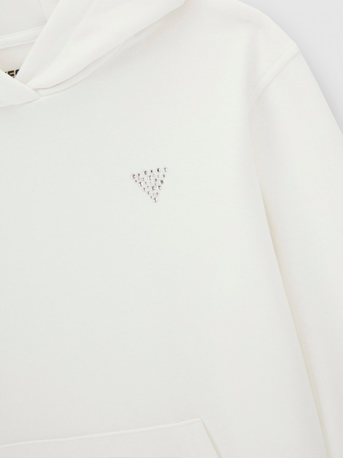 Sweatshirt Ni�a Blanco Guess