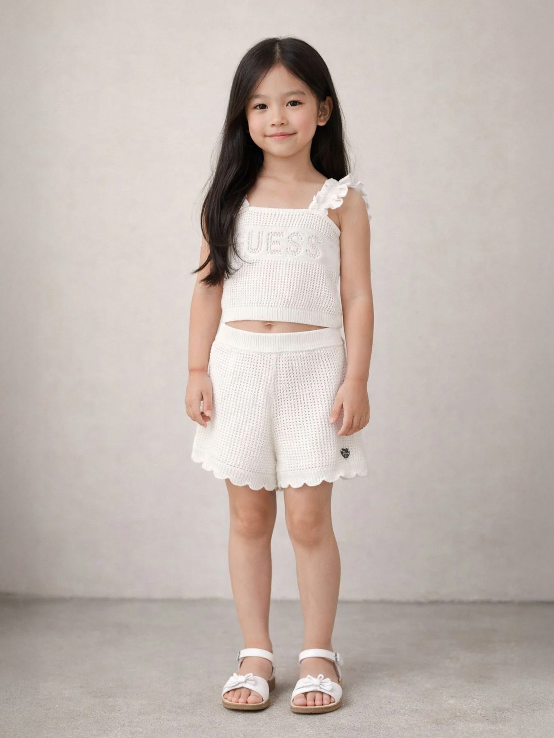 Conjunto Niña Blanco Guess