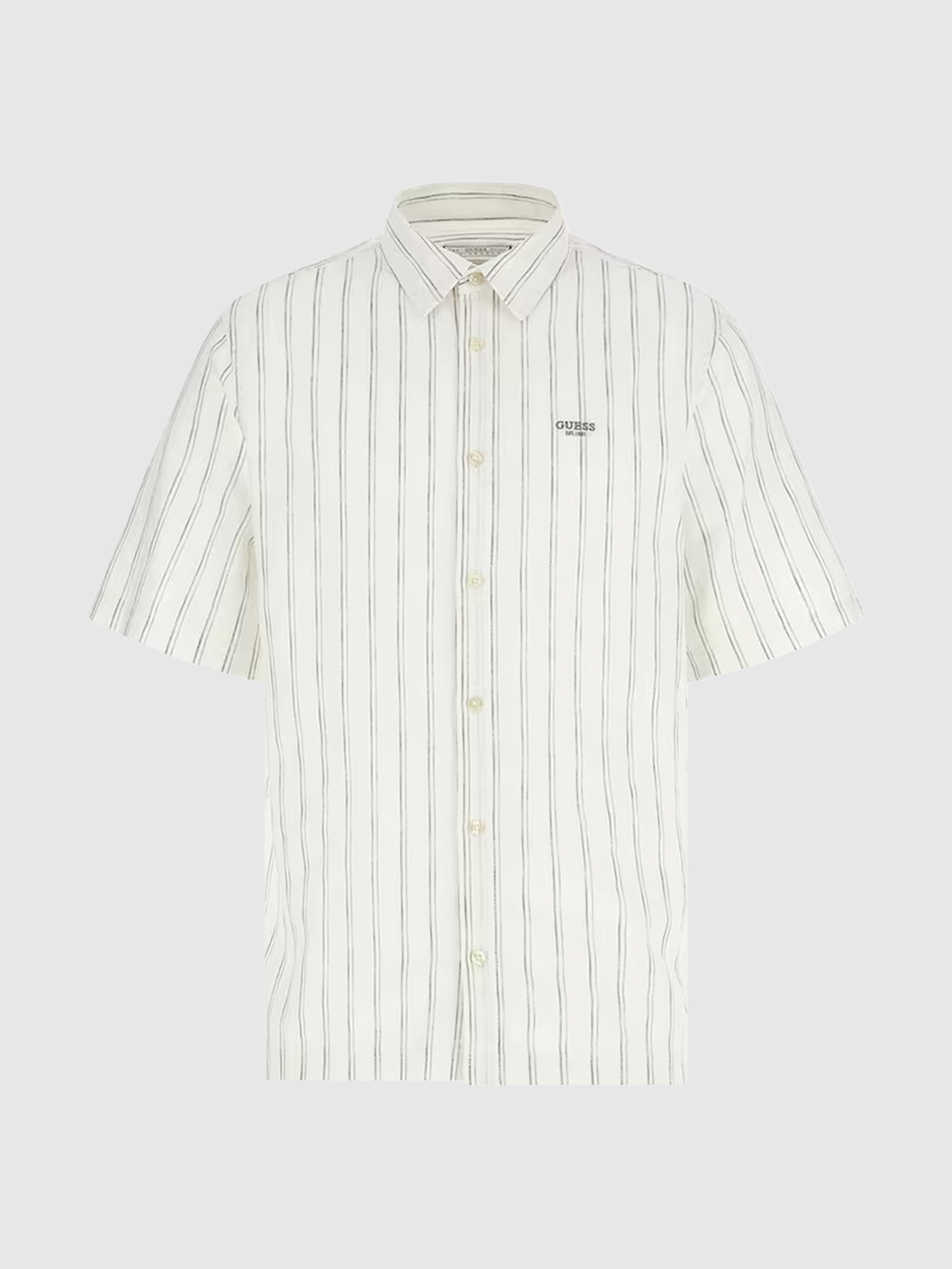 Camisa Hombre Crema Guess