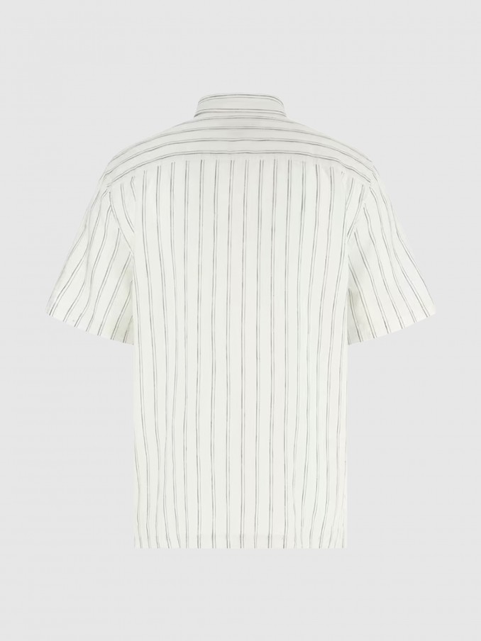 Camisa Hombre Crema Guess